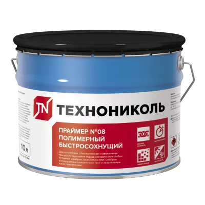 Праймер полимерный ТЕХНОНИКОЛЬ №08 Быстросохнущий, ведро 7 кг